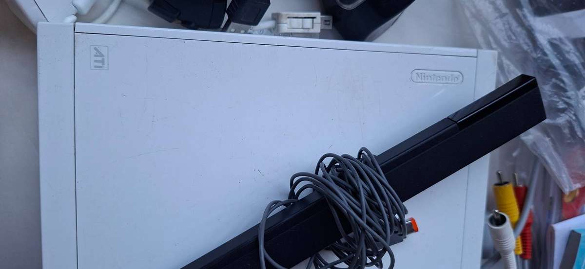 Nintendo Wii with games and consoles