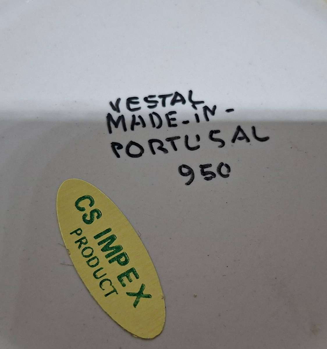 Two Vestal  handpainted plates -Portugal