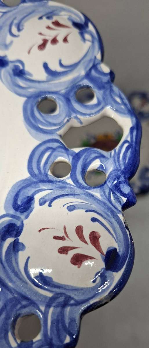 Two Vestal  handpainted plates -Portugal