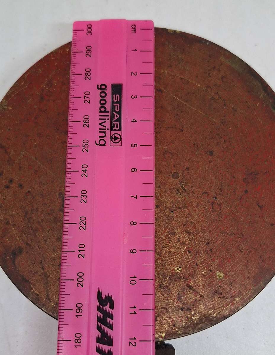 Vintage brass pressure gauge