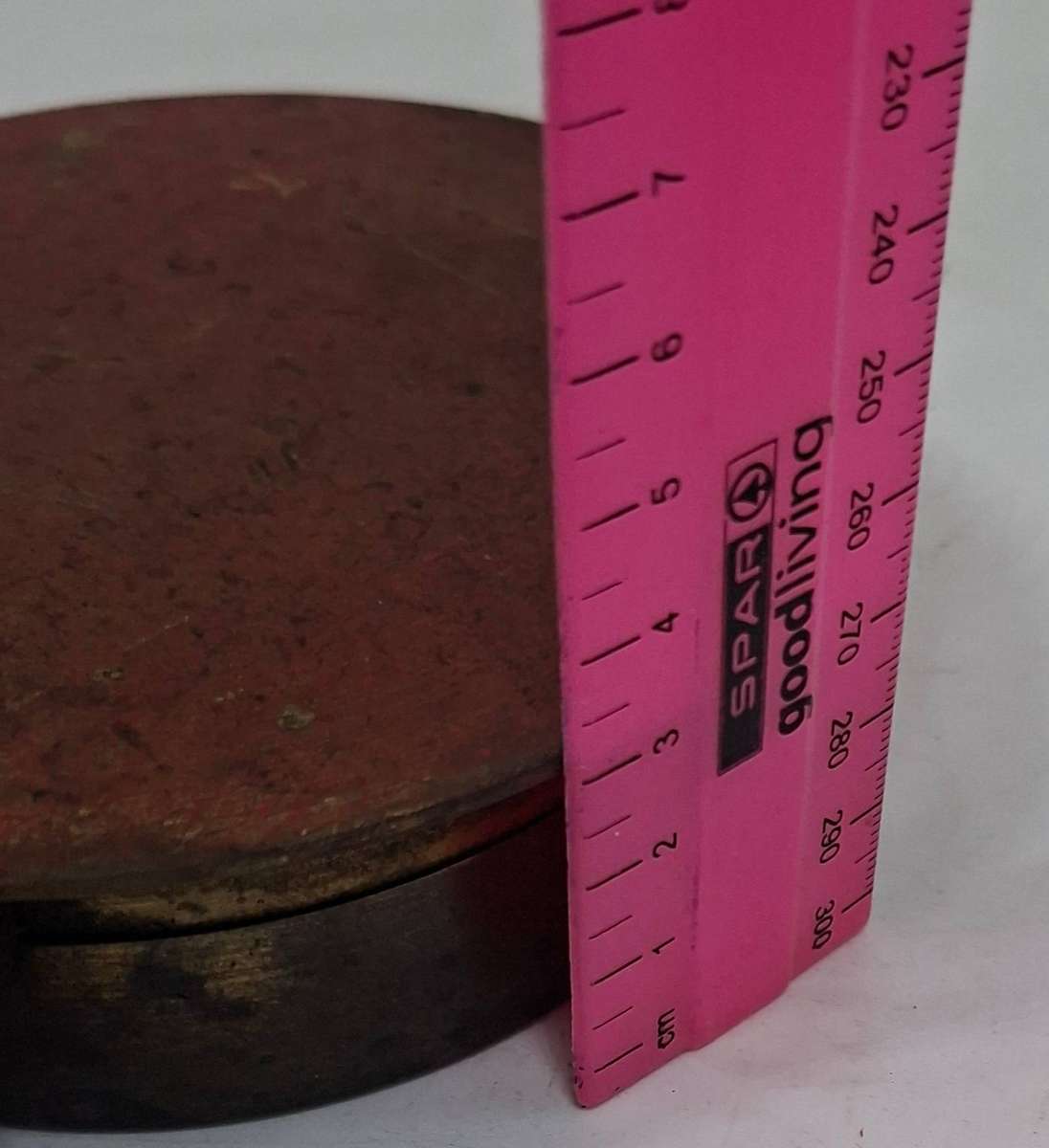 Vintage brass pressure gauge