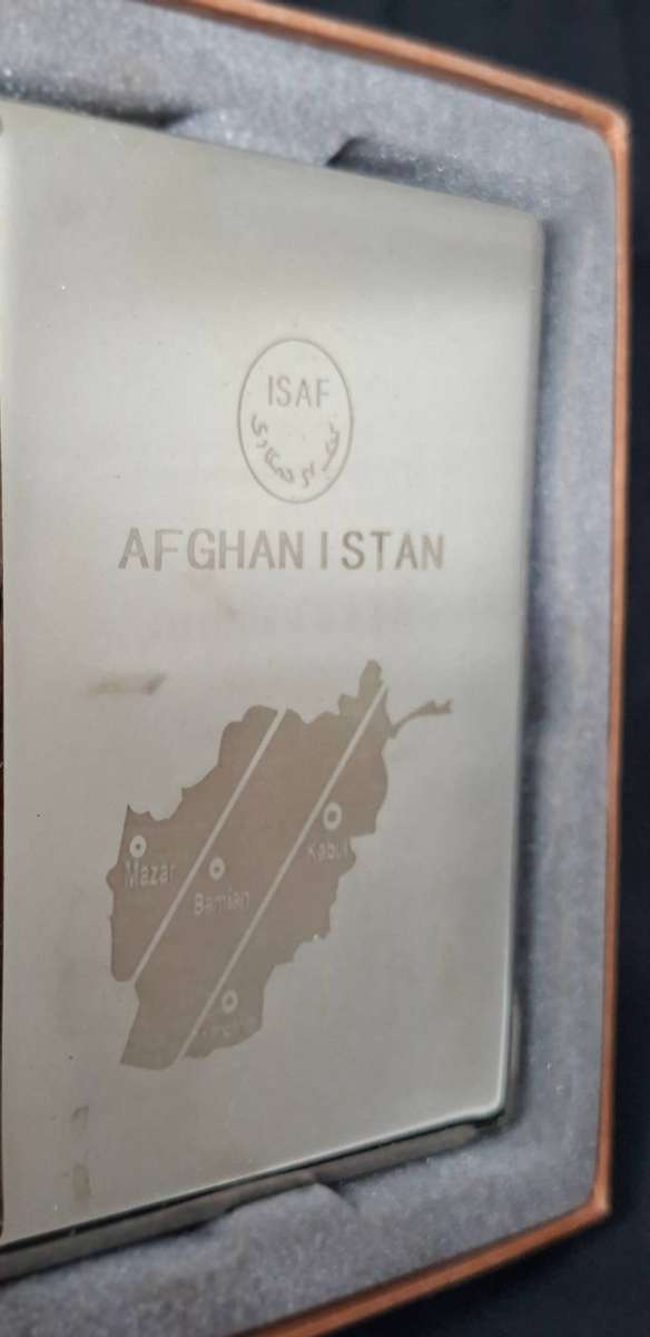 Collectable-cigarette case-Afganistan