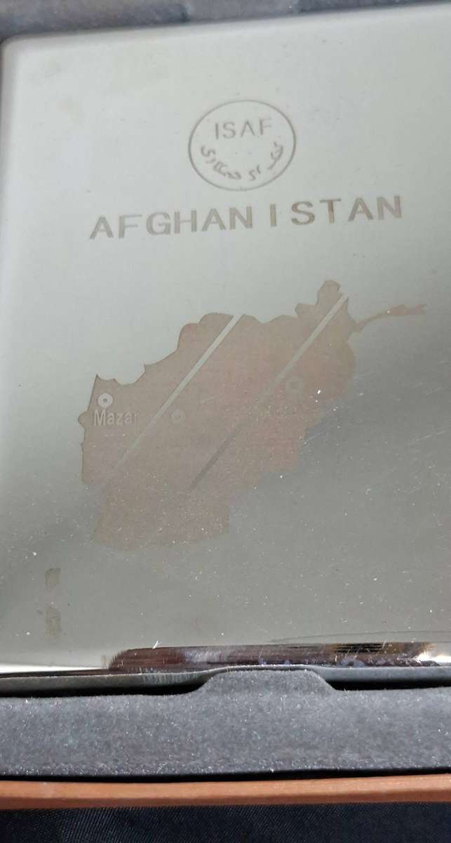 Collectable-cigarette case-Afganistan