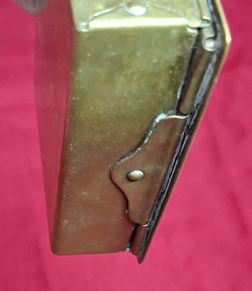 Vintage art deco style Ges  Gesch brass box