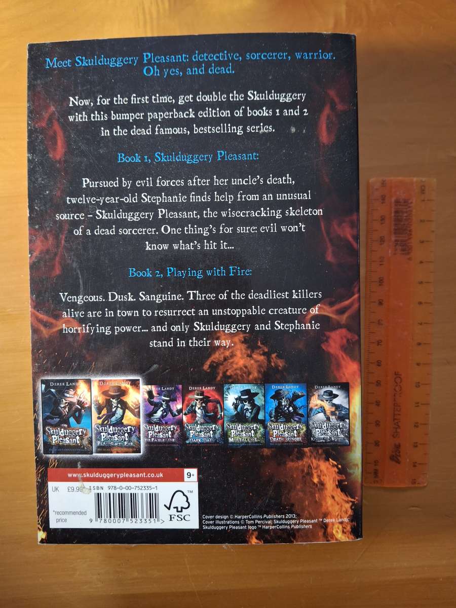Skulduggery Pleasant Books 1 and 2 by Derek Landy
