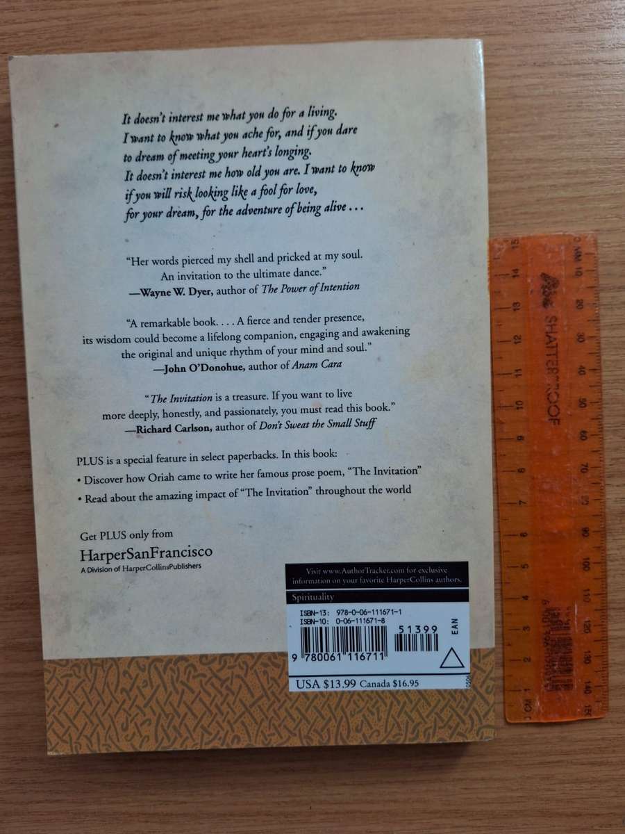 The Invitation by Oriah Mountain Dreamer