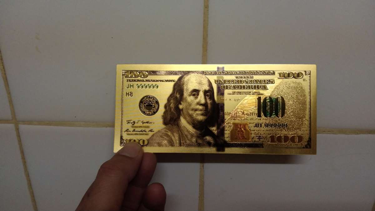 Gold Plated US $ & Euro