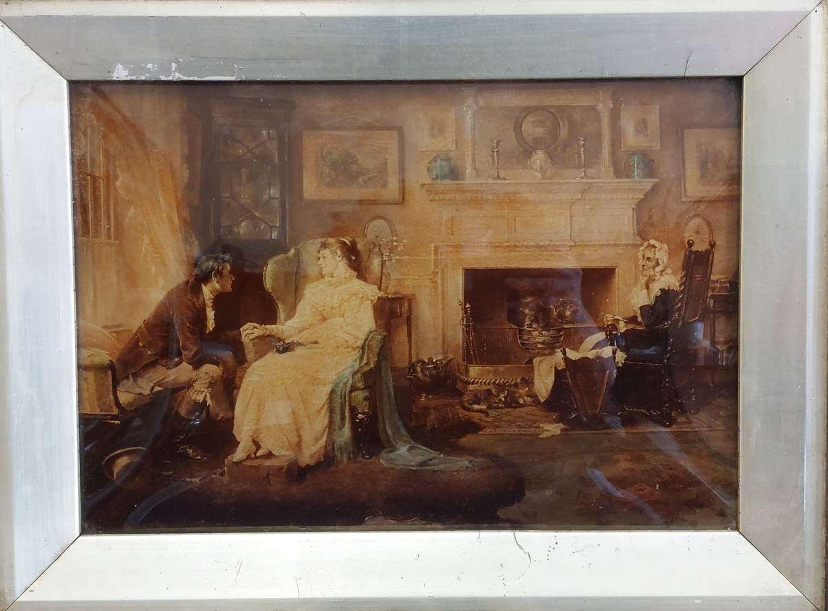 Crystoleum of Parlour Scene