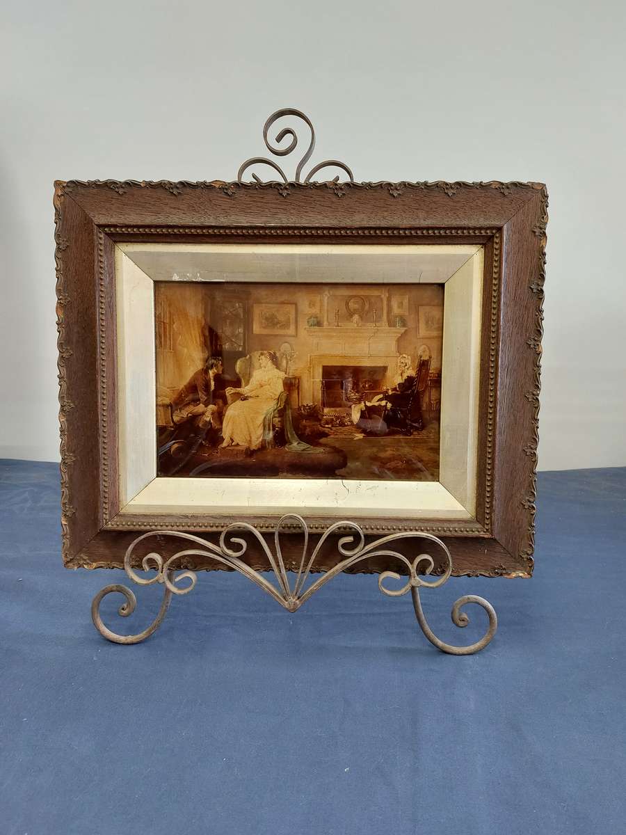 Crystoleum of Parlour Scene