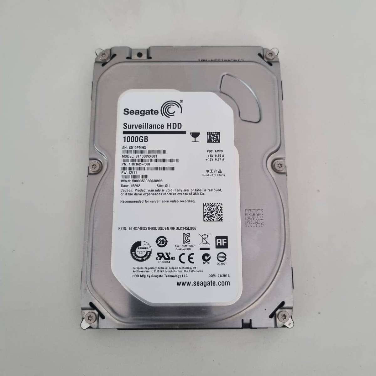 Seagate Surveillance 1TB 3.5 Internal Hard Drive