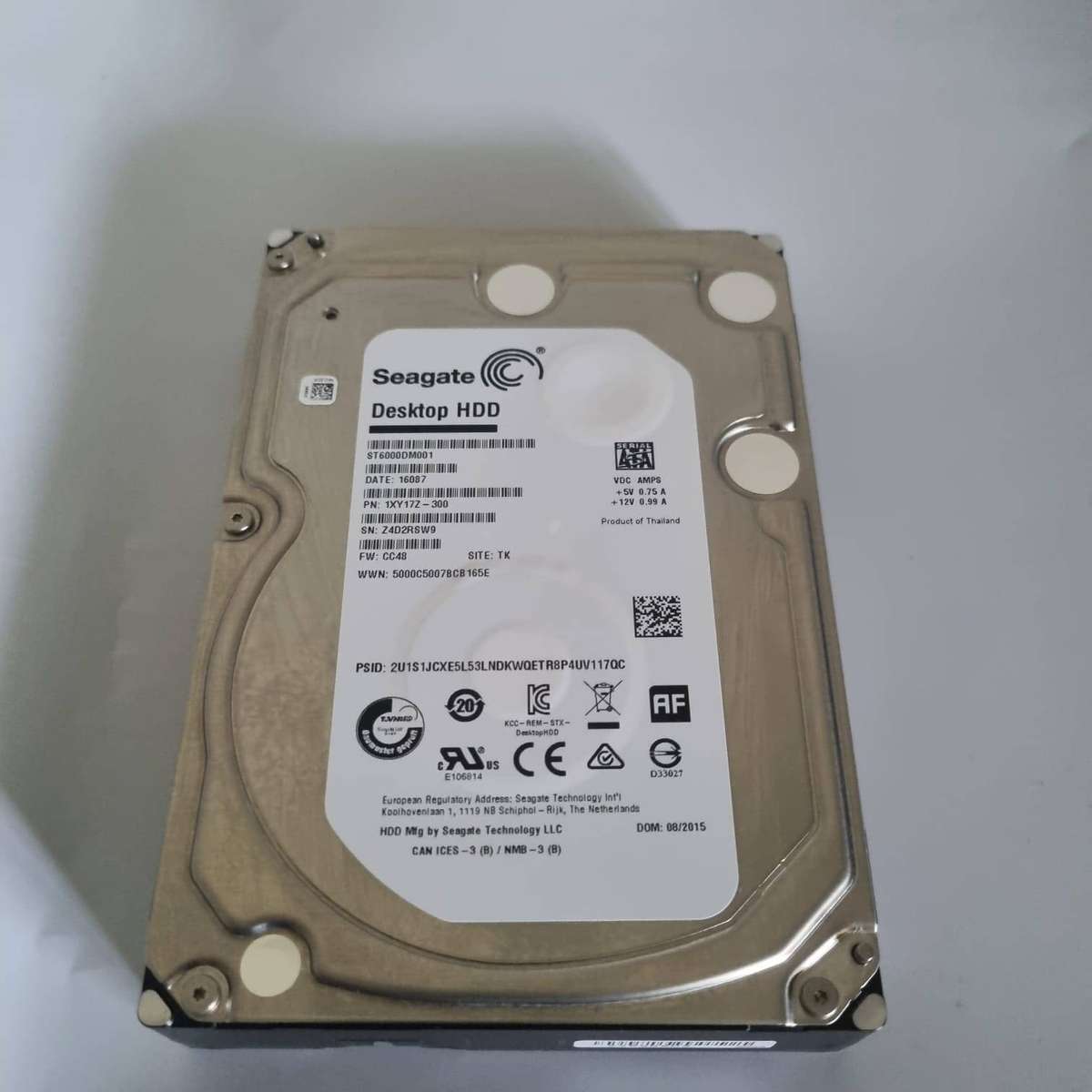 Seagate 6TB  Desktop HDD 3.5 SATA Internal Hard Drive