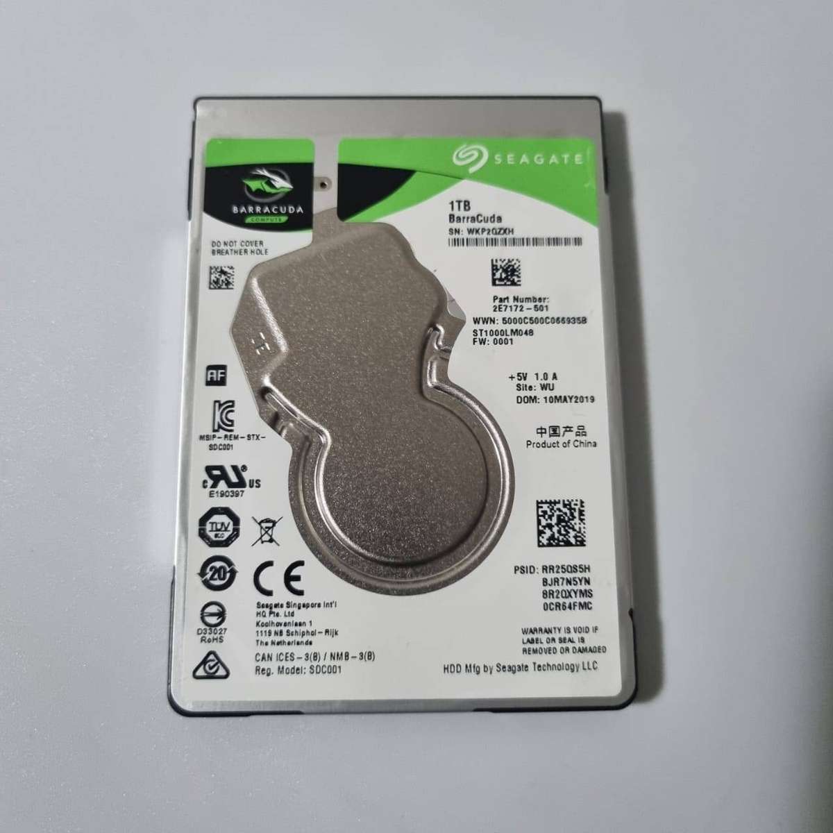 Seagate Barracuda 2.5 SATA 1TB - Laptop Hard Disk Drive