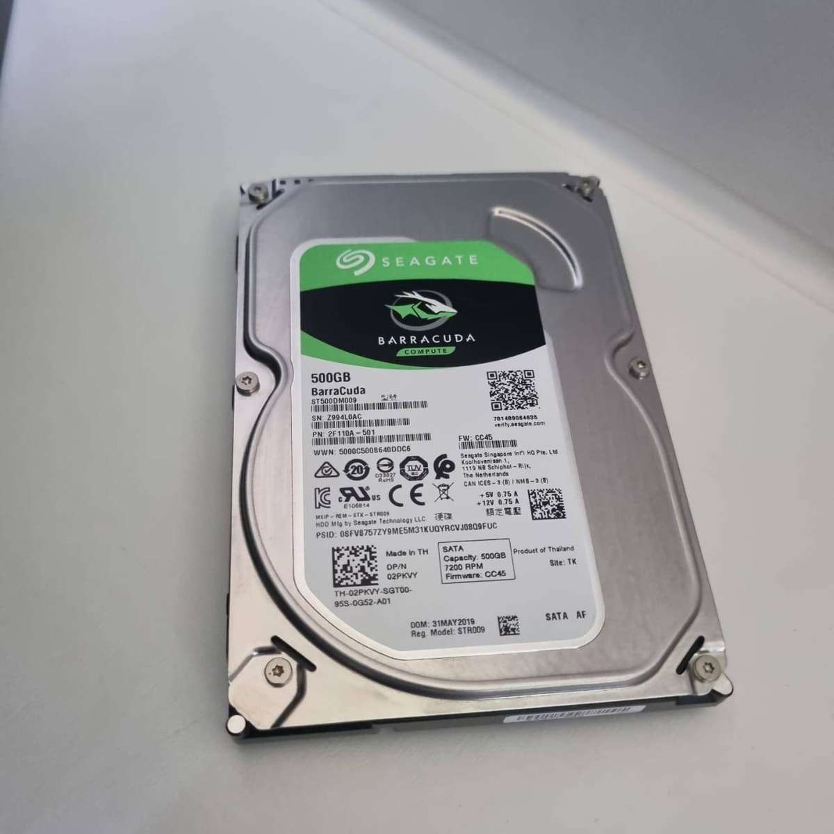 Seagate BarraCuda 500GB 3.5 Internal Hard Drive