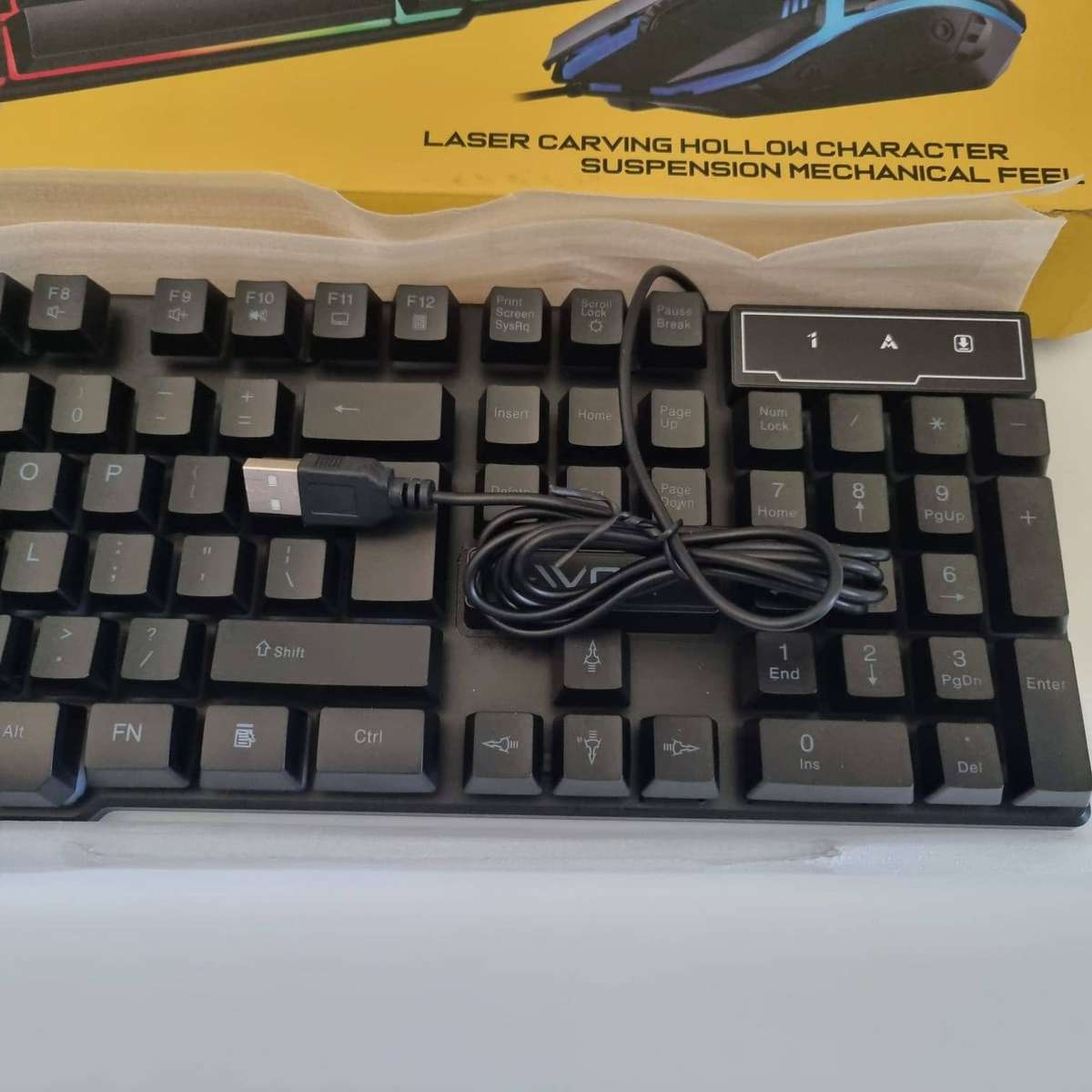 T-Wolf TF200 RGB Backlit Keyboard & Mouse Set