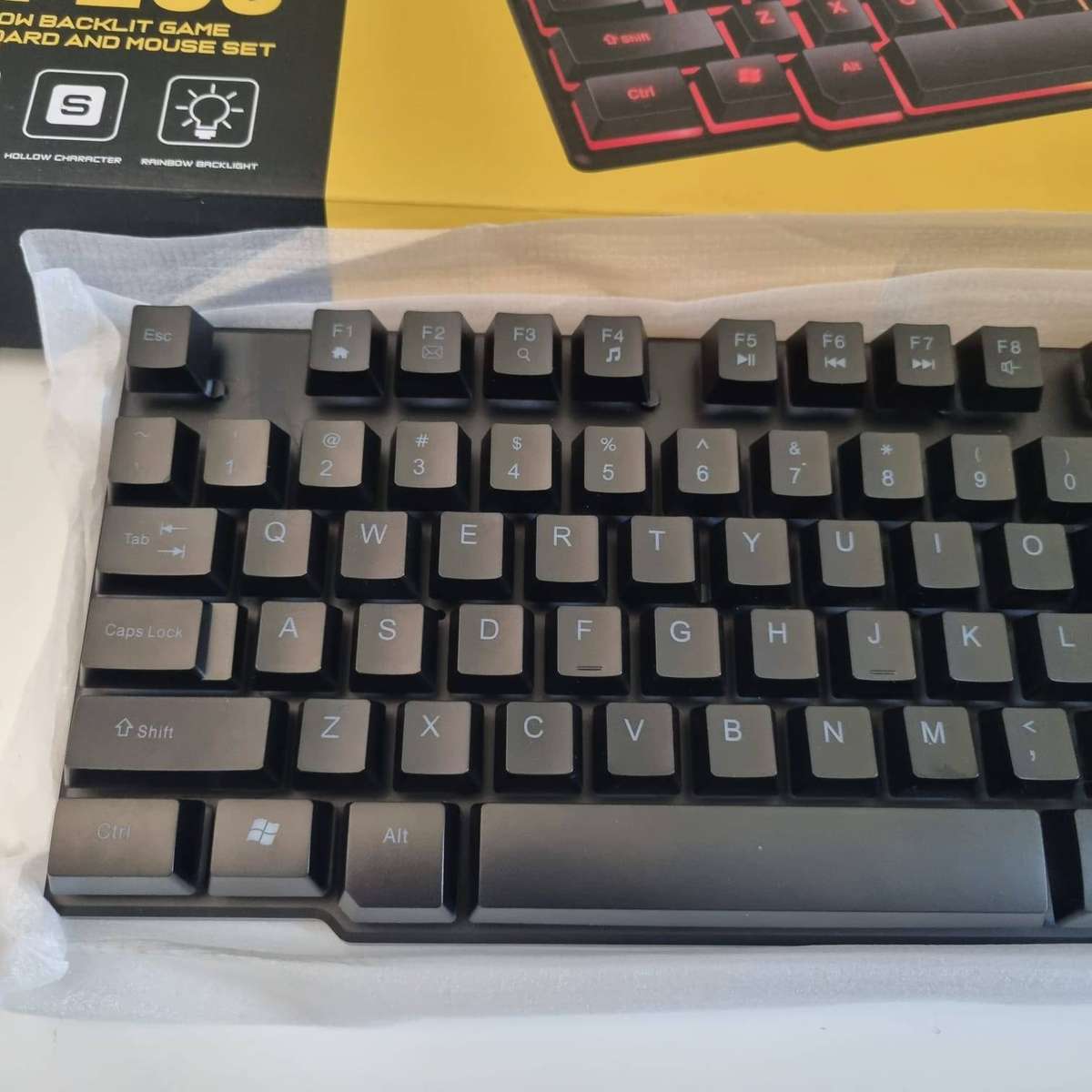 T-Wolf TF200 RGB Backlit Keyboard & Mouse Set