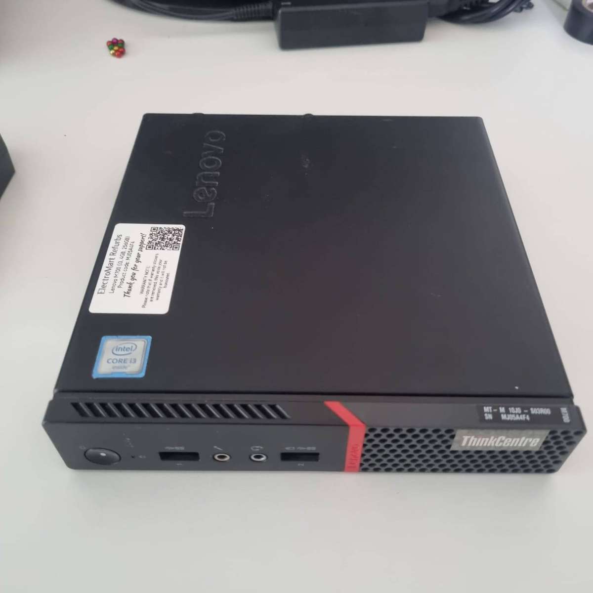 Lenovo ThinkCentre M700 (Intel i3, 256GB SSD & 4GB RAM) Mini Desktop Computer