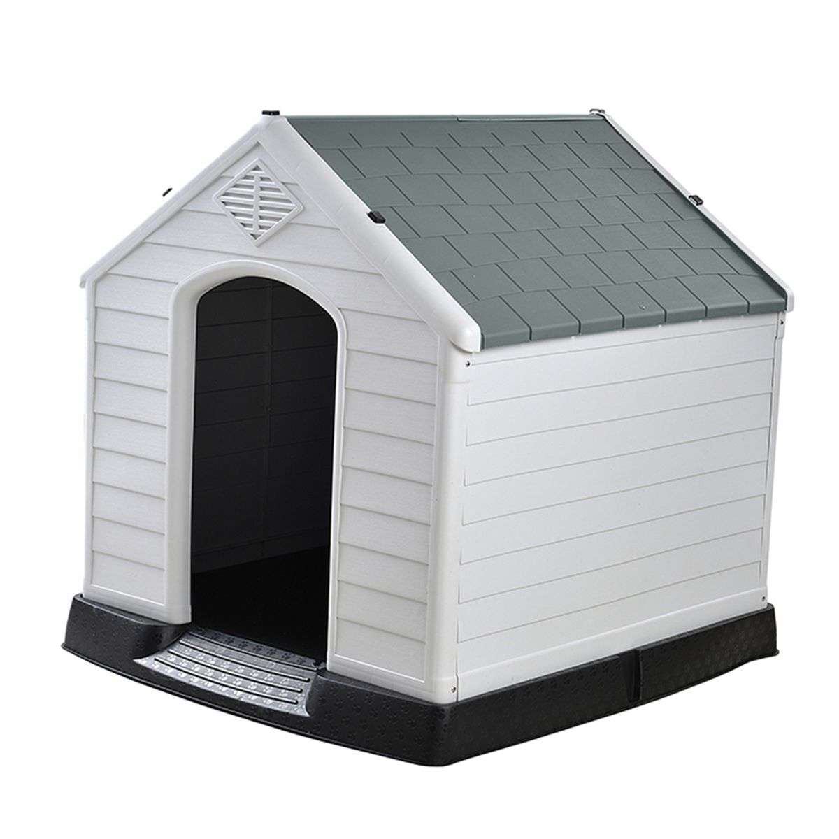 Dog House Kennel - Indoor, Outdoor,  Plastic & Waterproof