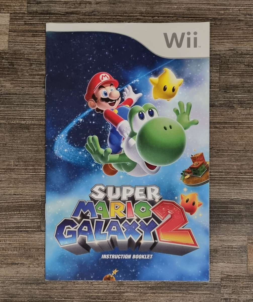 Manual for Super Mario Galaxy 2 for Nintendo Wii