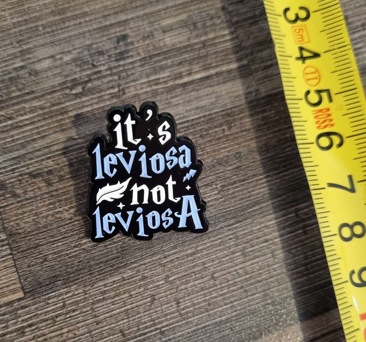 Harry Potter Leviosa Quote Enamel Pin