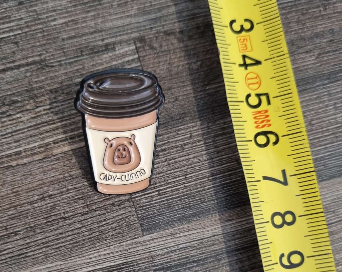 Capy-Cinno Enamel Pin