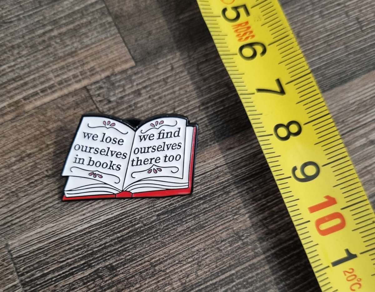 Lose Ourselves In Books Enamel Pin