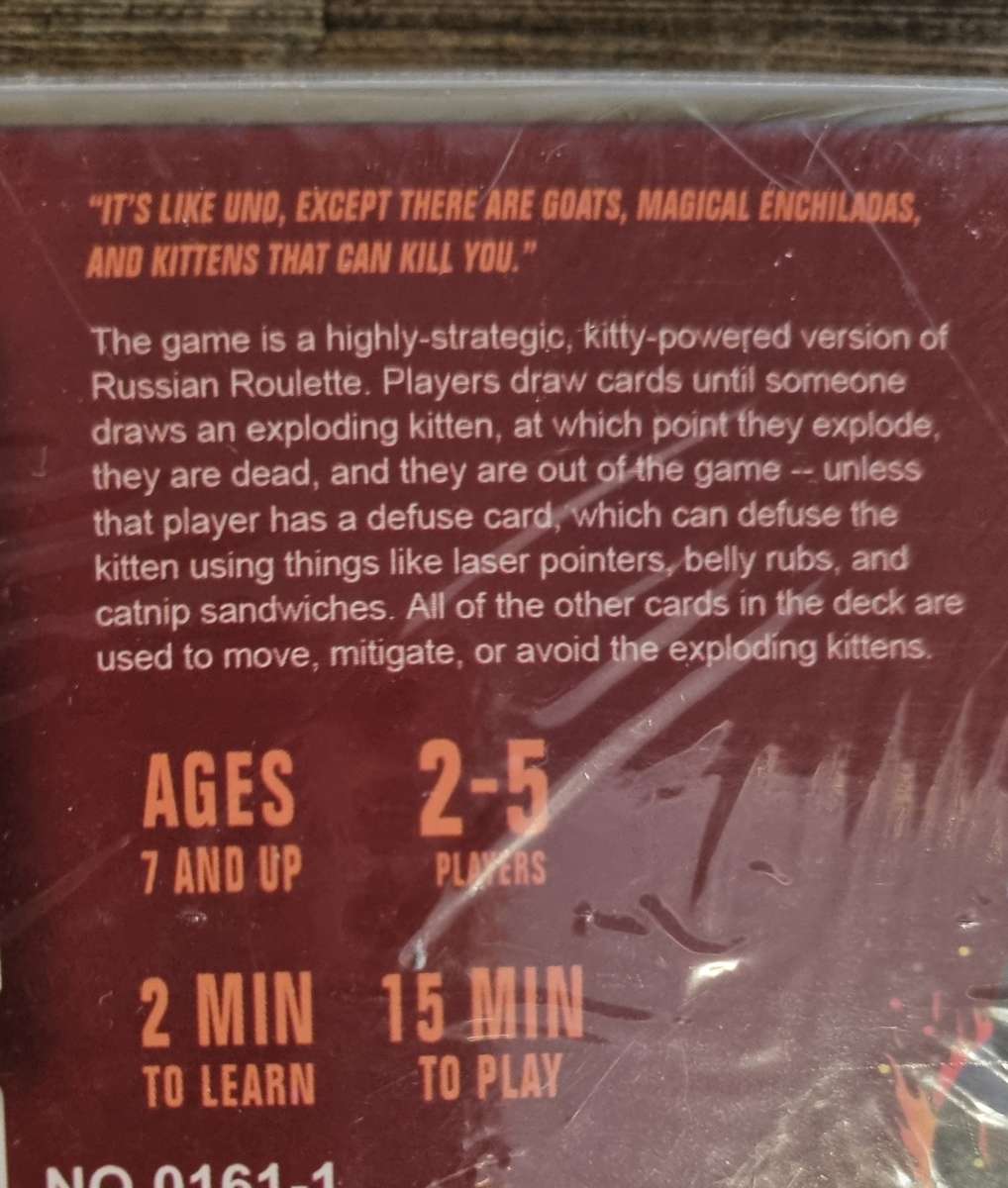 Exploding Kittens Card Game