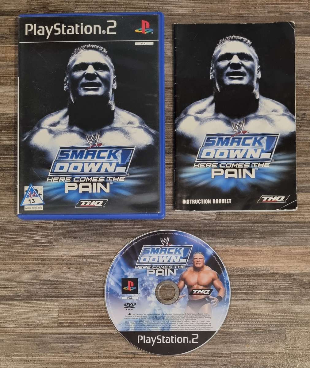 WWE Smackdown Here Comes the Pain for PS2 - Complete