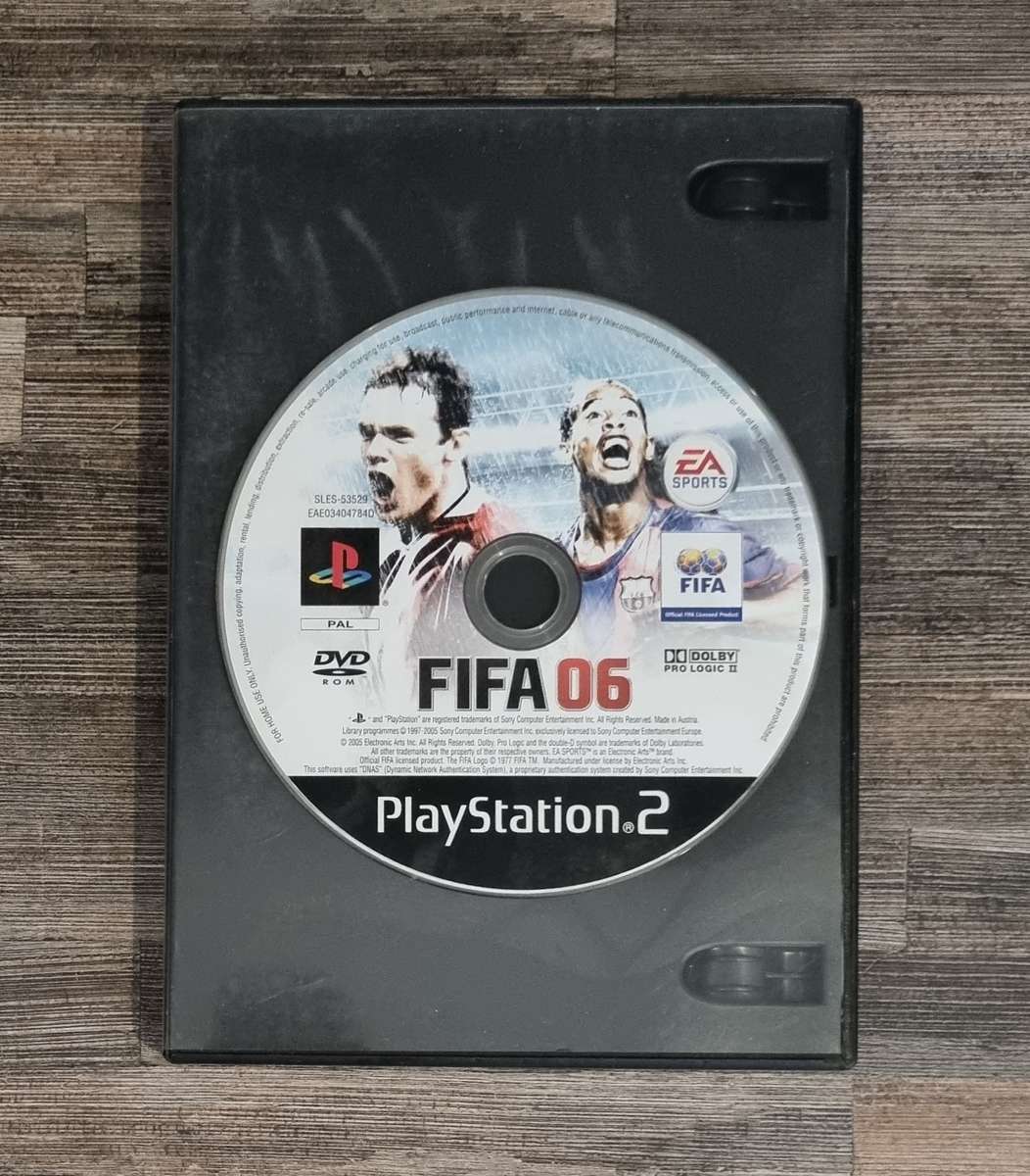 Fifa 06 for PS2 - Scratched