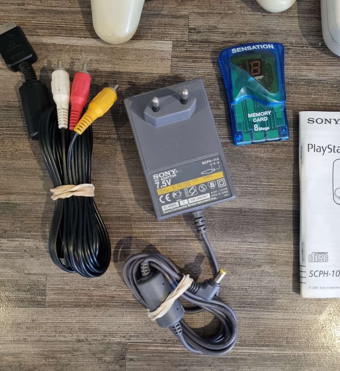 PS1 Console + Controller + Memory Card