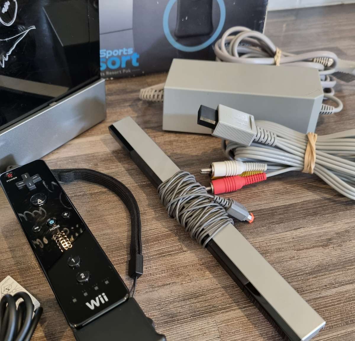 Black Nintendo Wii Console + Motion Plus Bundle