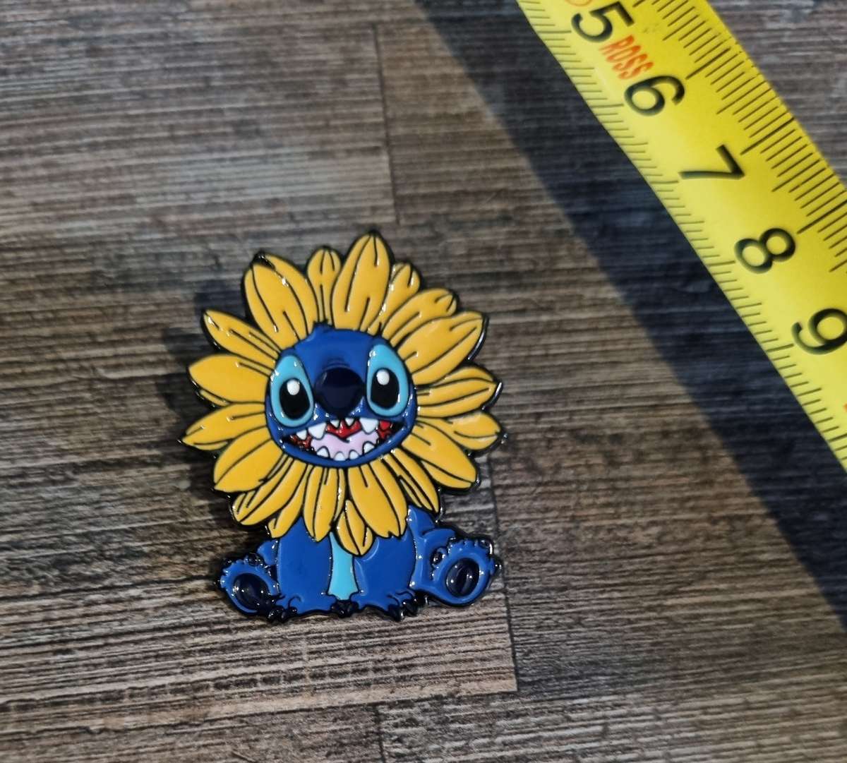 Flower Stitch Enamel Pin