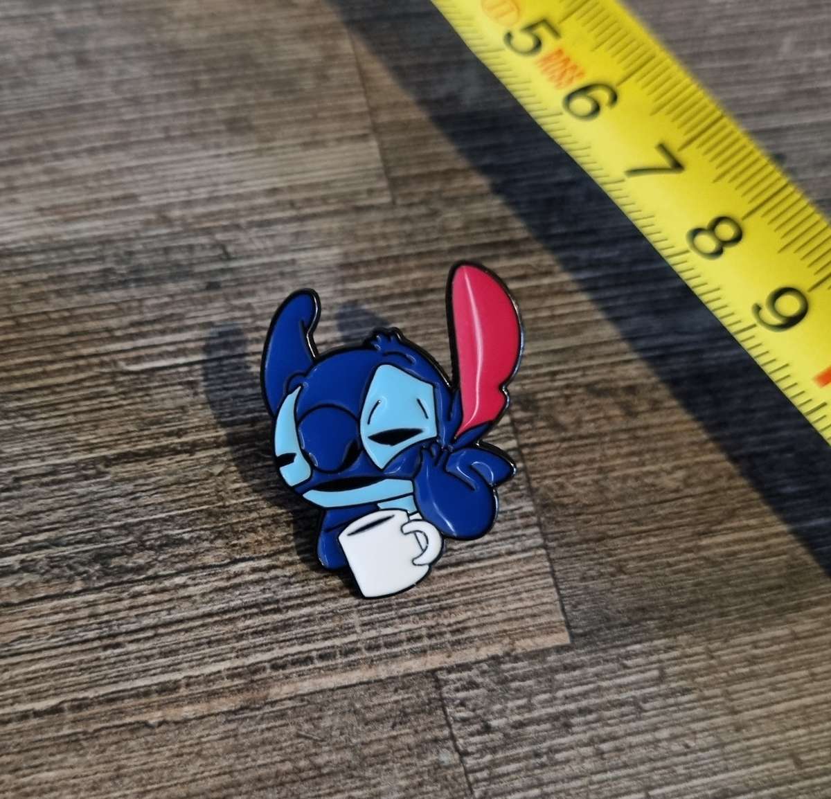 Tired Stitch Enamel Pin