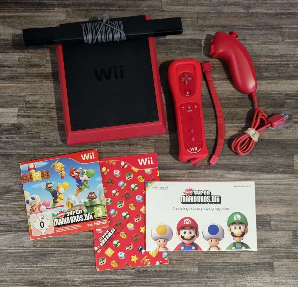 Nintendo Wii Mini + Super Mario Console Bundle