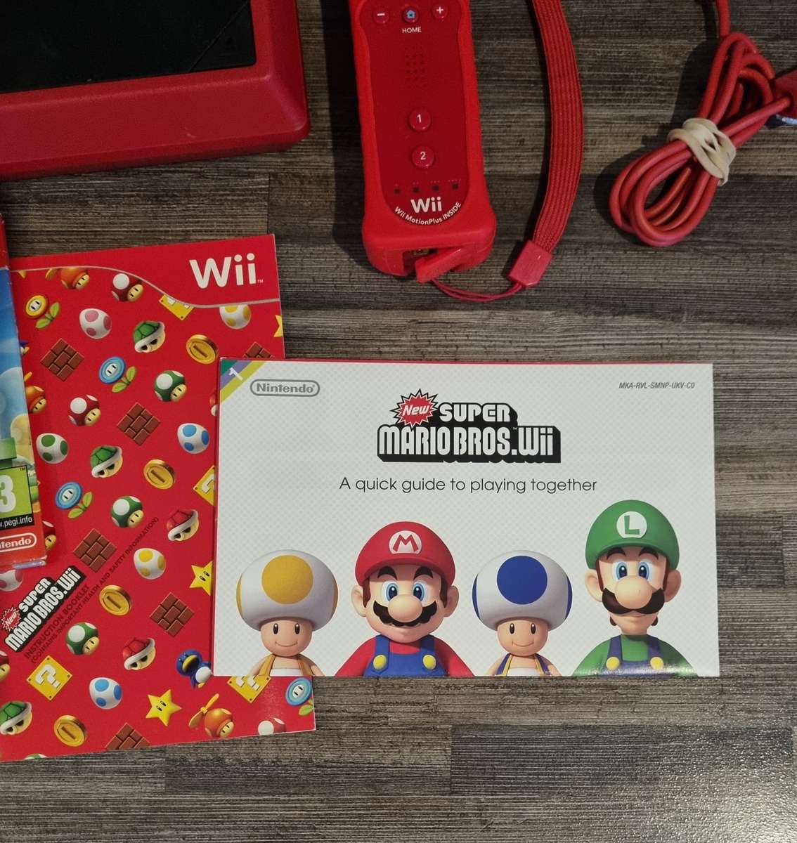 Nintendo Wii Mini + Super Mario Console Bundle