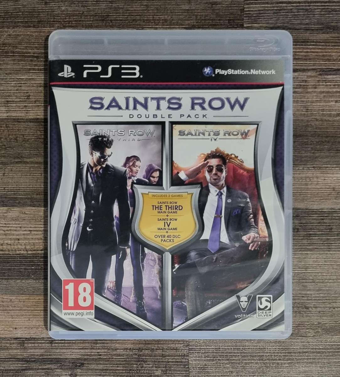 Saints Row Doubke Pack for PS3 - Scratched