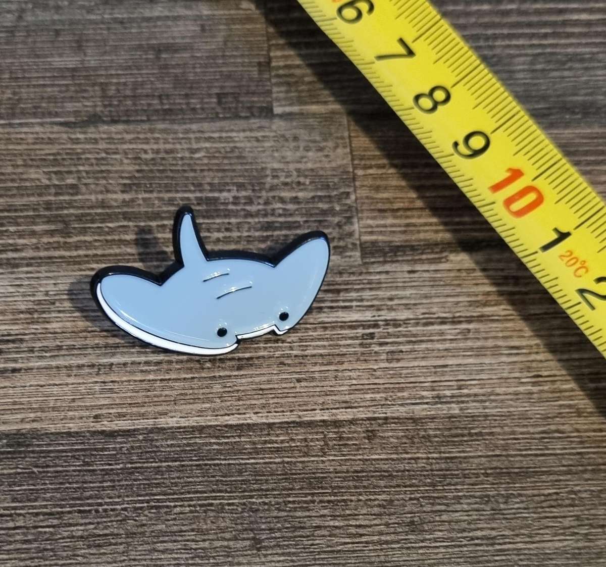 Cartoon Sting Ray Enamel Pin