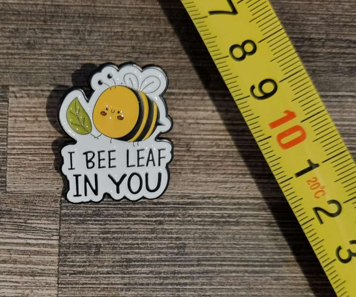 I Bee Leaf In You Enamel Pin