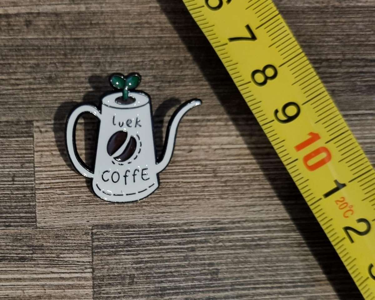 Coffee Pot Enamel Pin