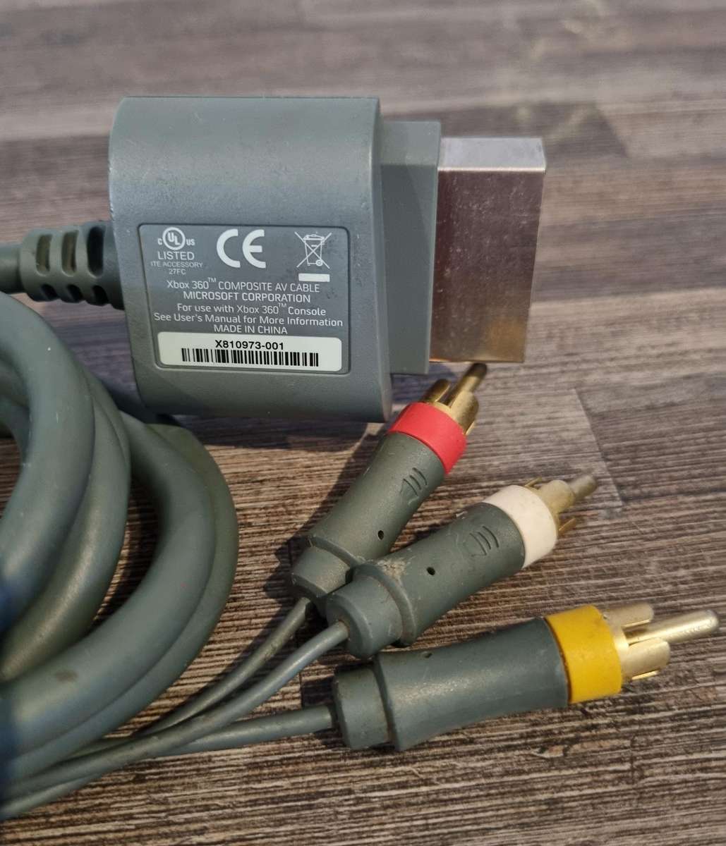 Power & AV Cables for Xbox 360 Phat