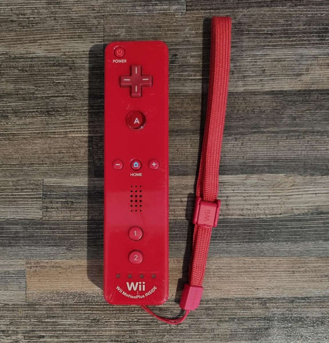 Red Motion Plus Nintendo Wii Controller