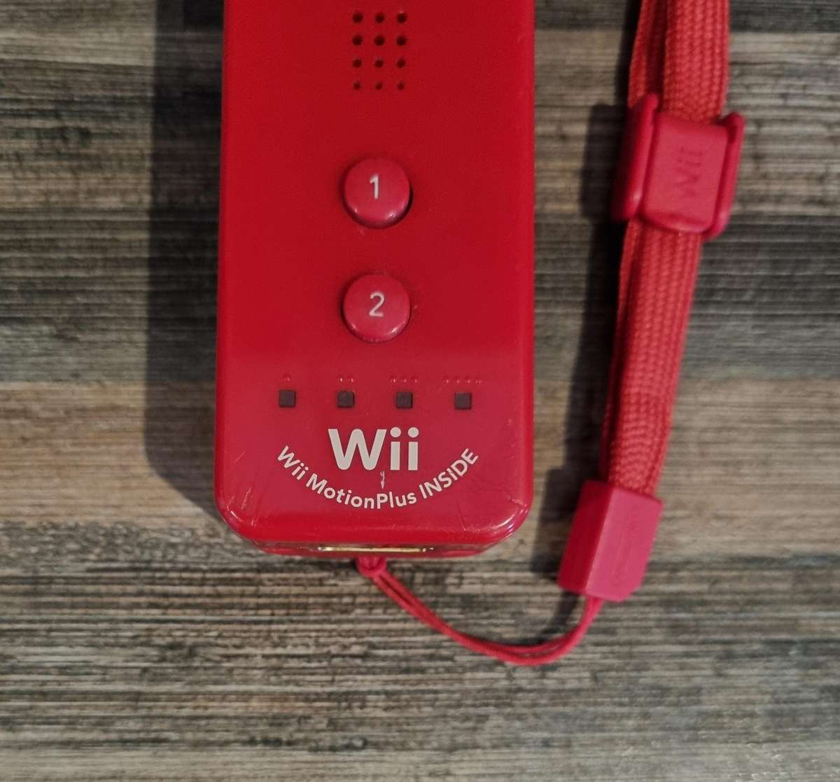 Red Motion Plus Nintendo Wii Controller