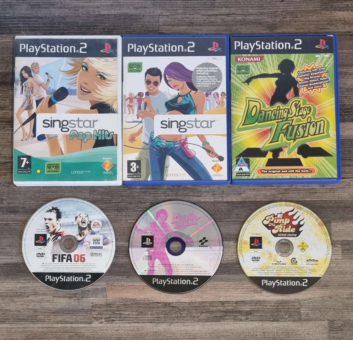 PS2 Games Bundle - Scratched