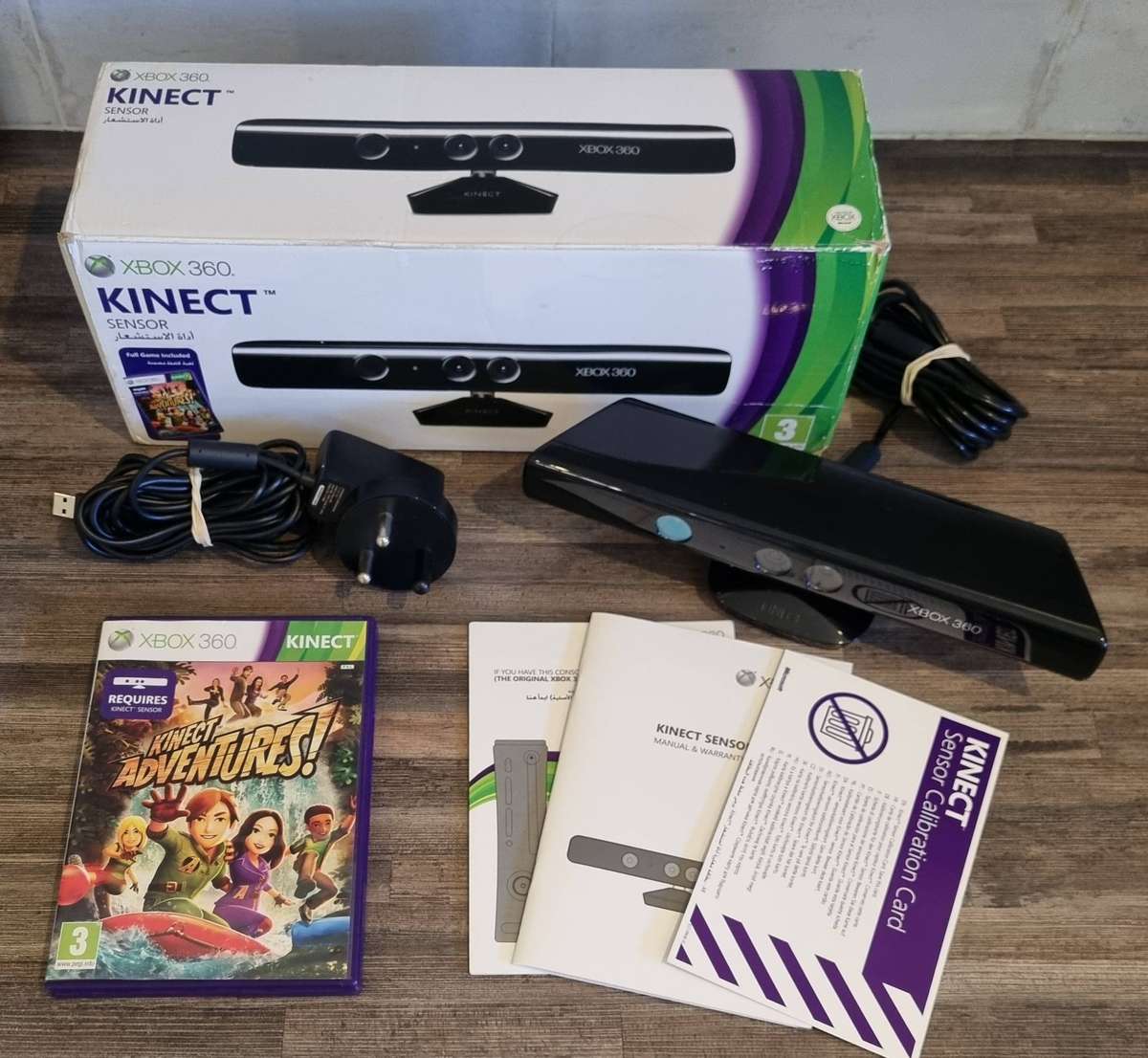 Boxed Kinect Sensor + Free Game for Xbox 360