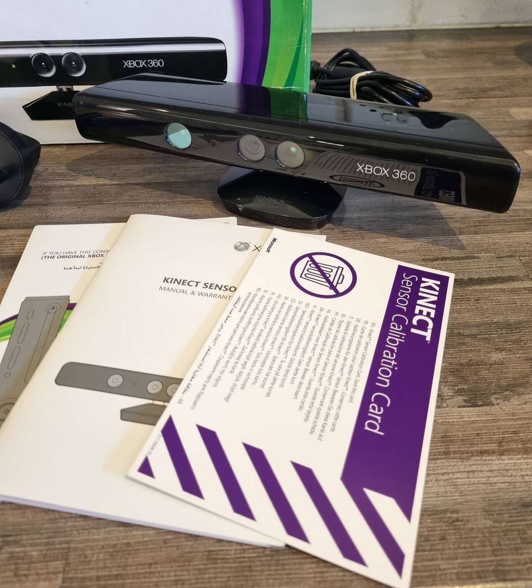 Boxed Kinect Sensor + Free Game for Xbox 360