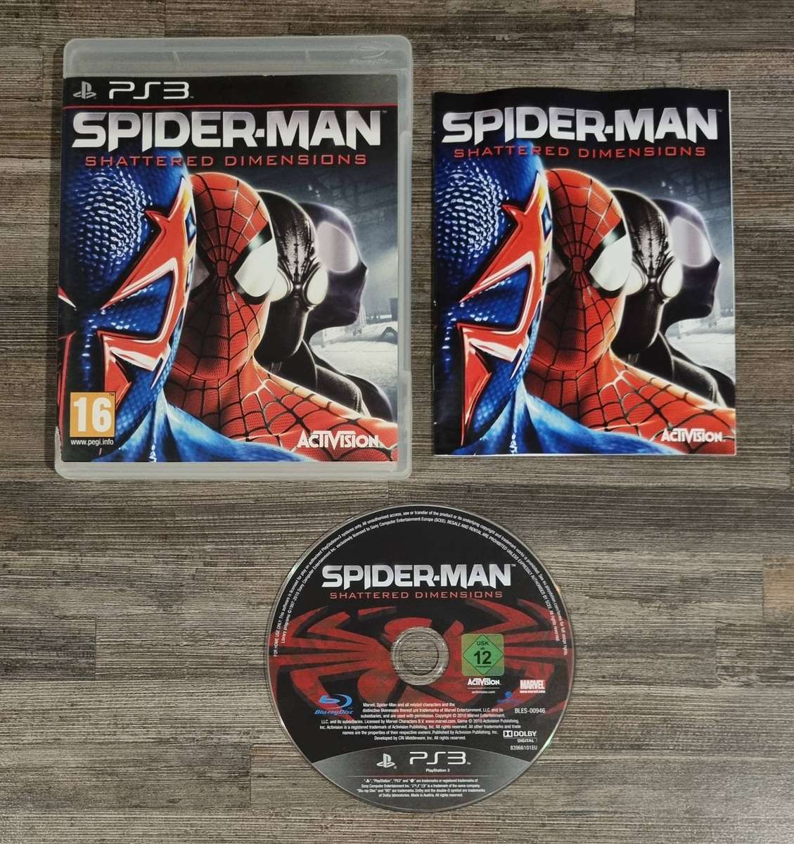 Spiderman Shattered Dimensions for PS3 - Complete