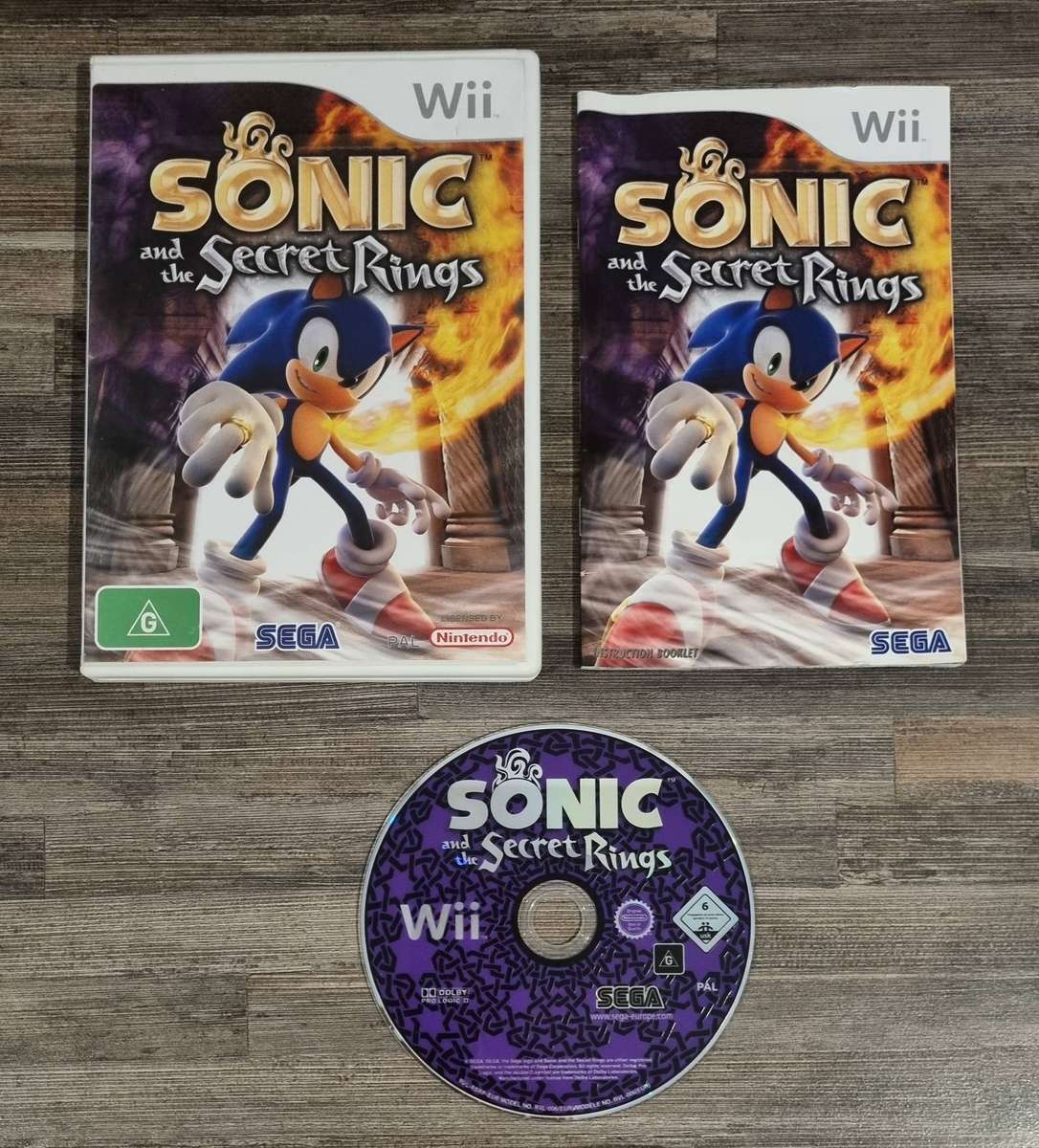 Sonic and the Secret Rings for Nintendo Wii - Complete
