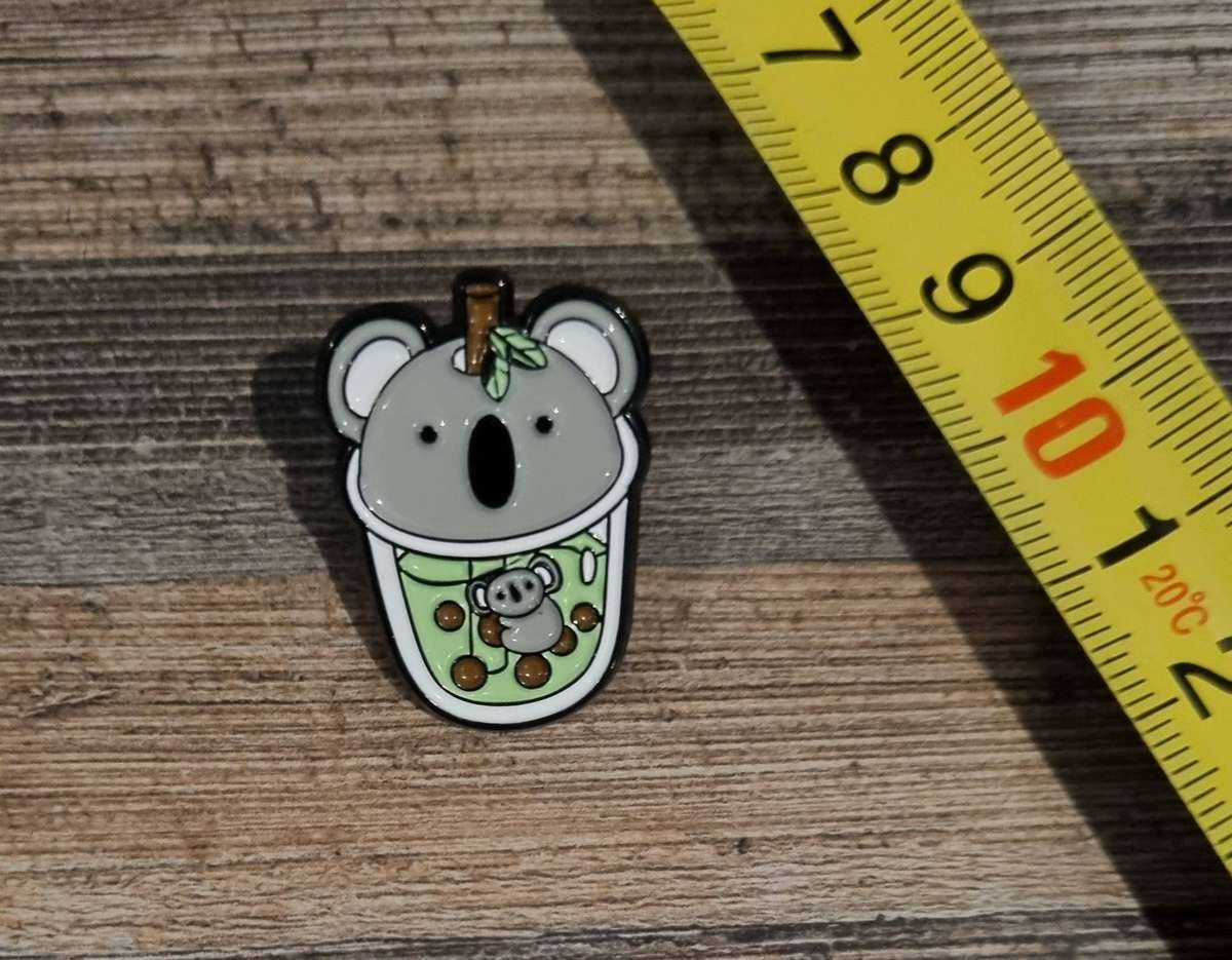 Koala Bubble Tea Enamel Pin