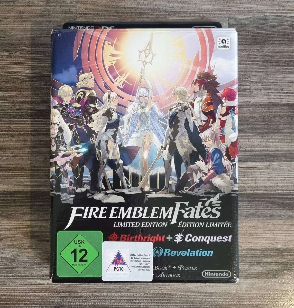 Box for Fire Emblem Fates Limited Edition for Nintendo 3DS