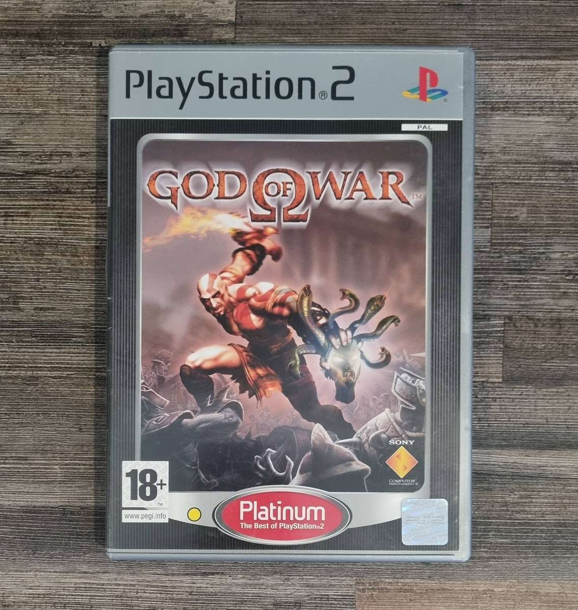 God of War for PS2 - Scratched