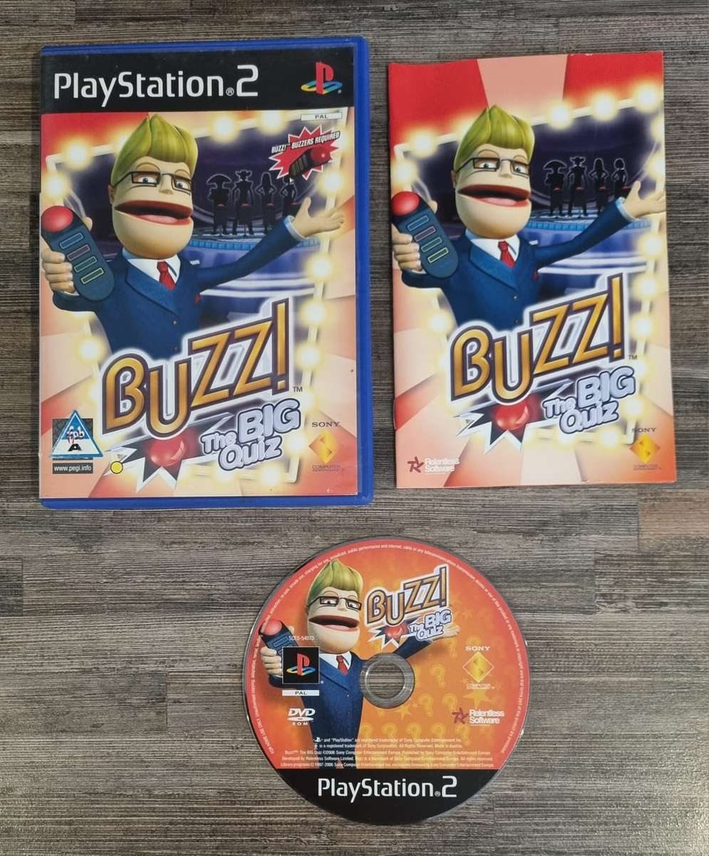 Buzz The Big Quiz for PS2 - Complete